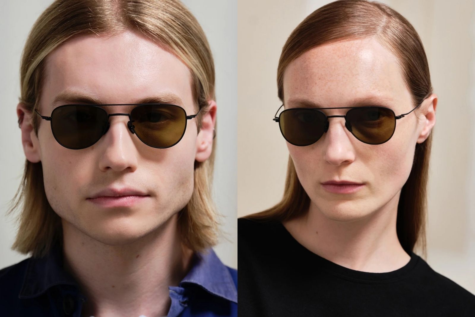 Akila Echo - Black | Olive Sunglasses on Model