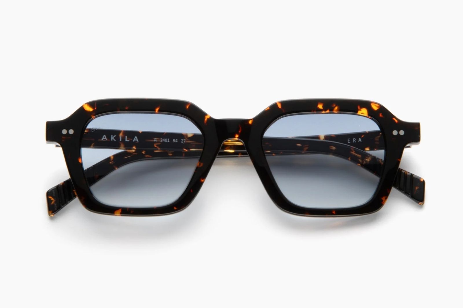 Akila Era - Tokyo Tortoise Blue Sunglasses