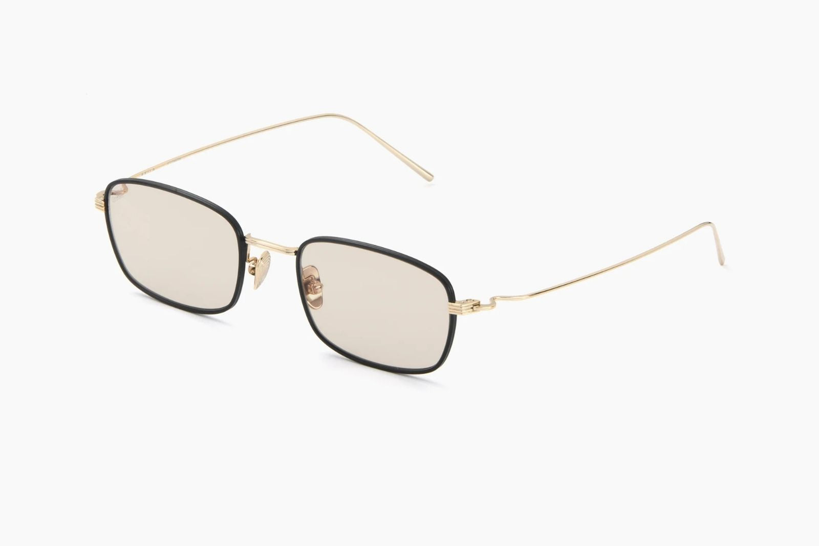 Akila Grace - Gold & Matte Black | Beige Sunglasses