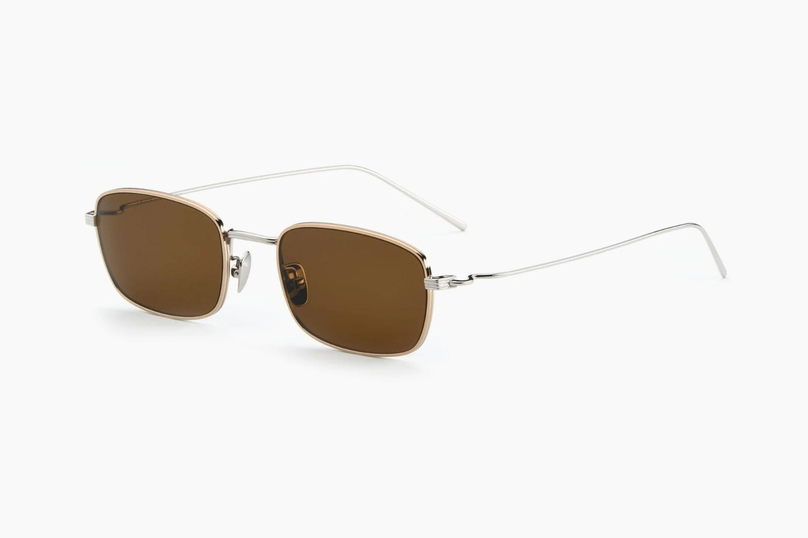 Akila Grace - Silver & Gold | Brown Sunglasses