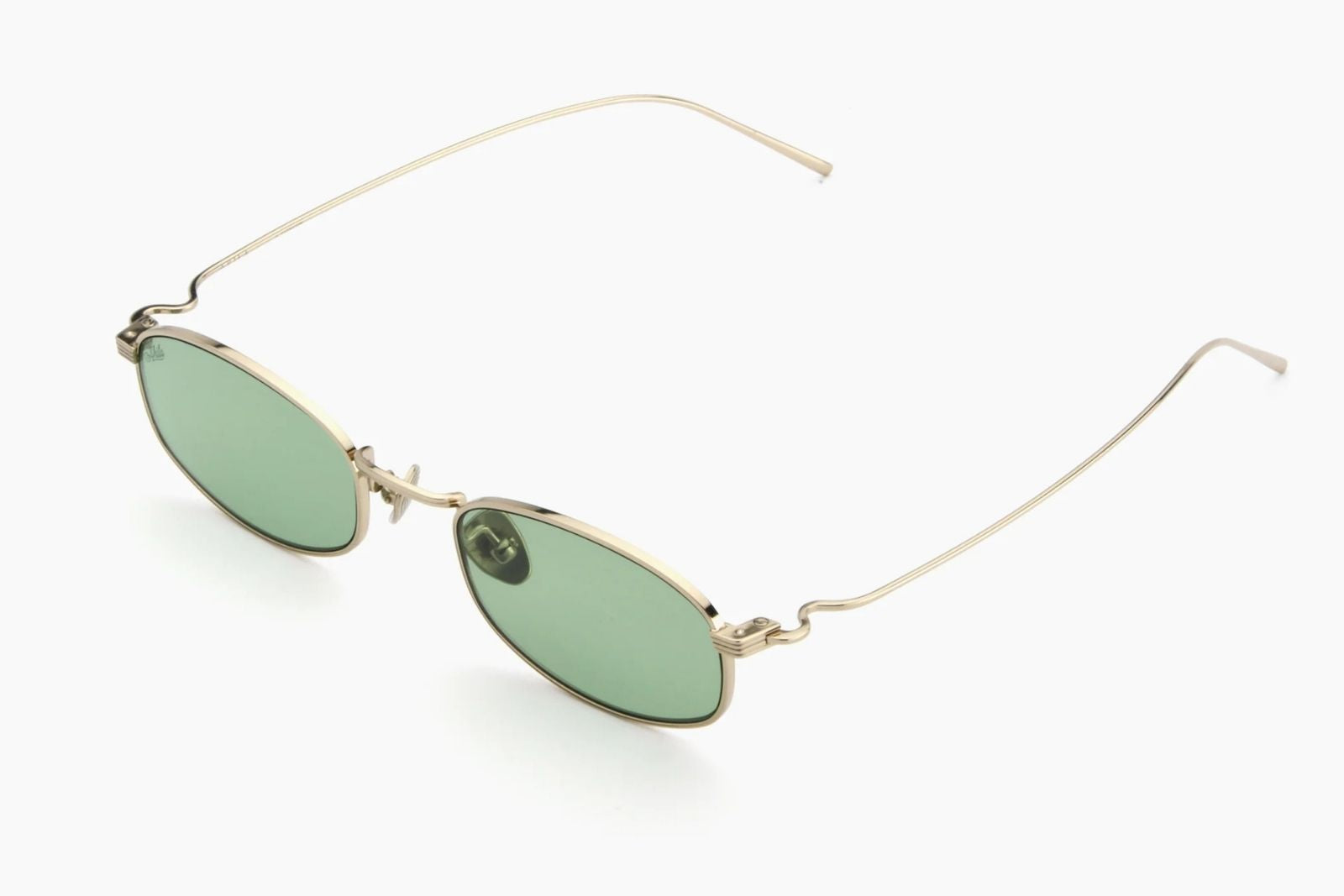 Akila Icon - Gold - Light Green Sunglasses