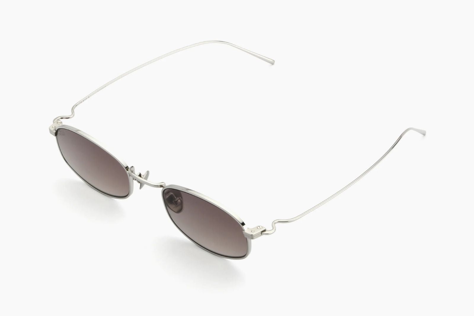 Akila Icon - Silver | Brown Gradient Sunglasses