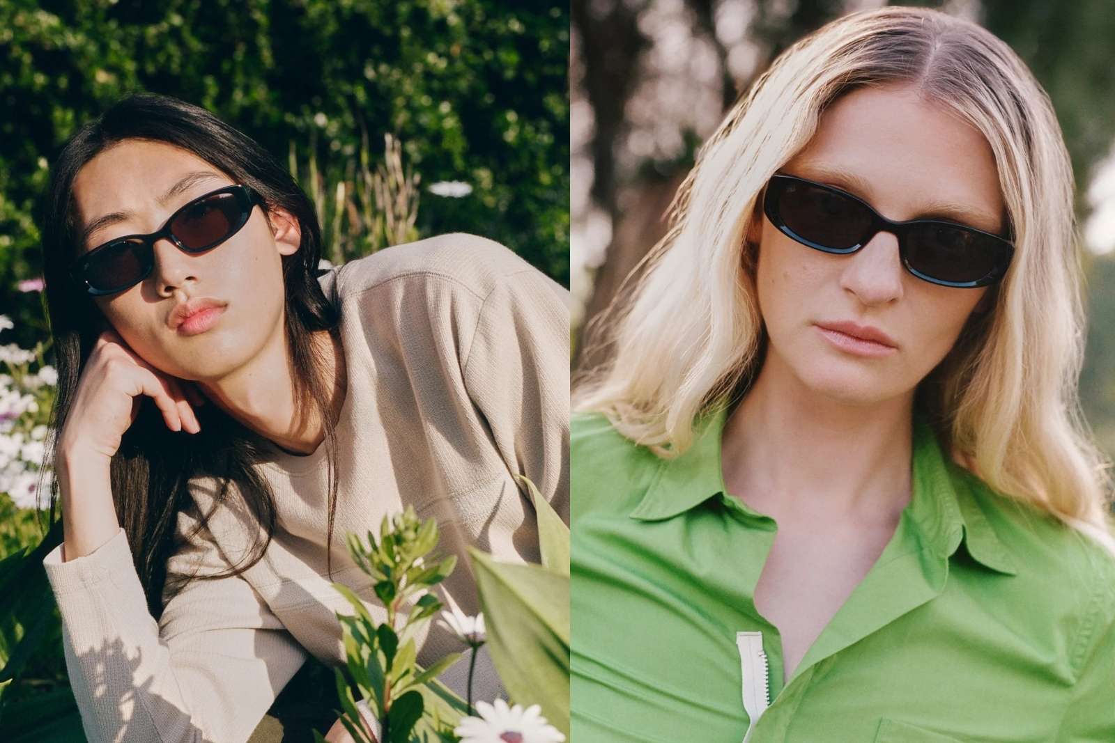 Akila Mira - Black Sunglasses on Model