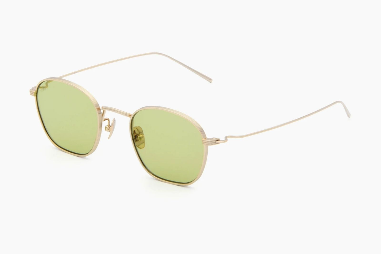 Akila Osiris - Gold | Light Green Sunglasses