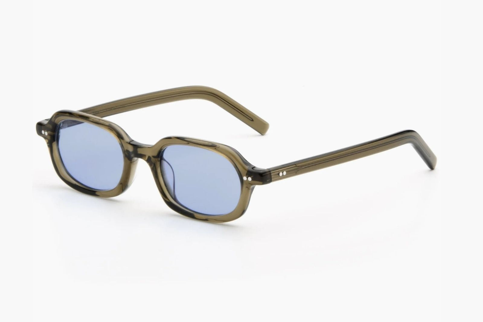 Akila Psyche - Olive Green | Sky Blue Sunglasses