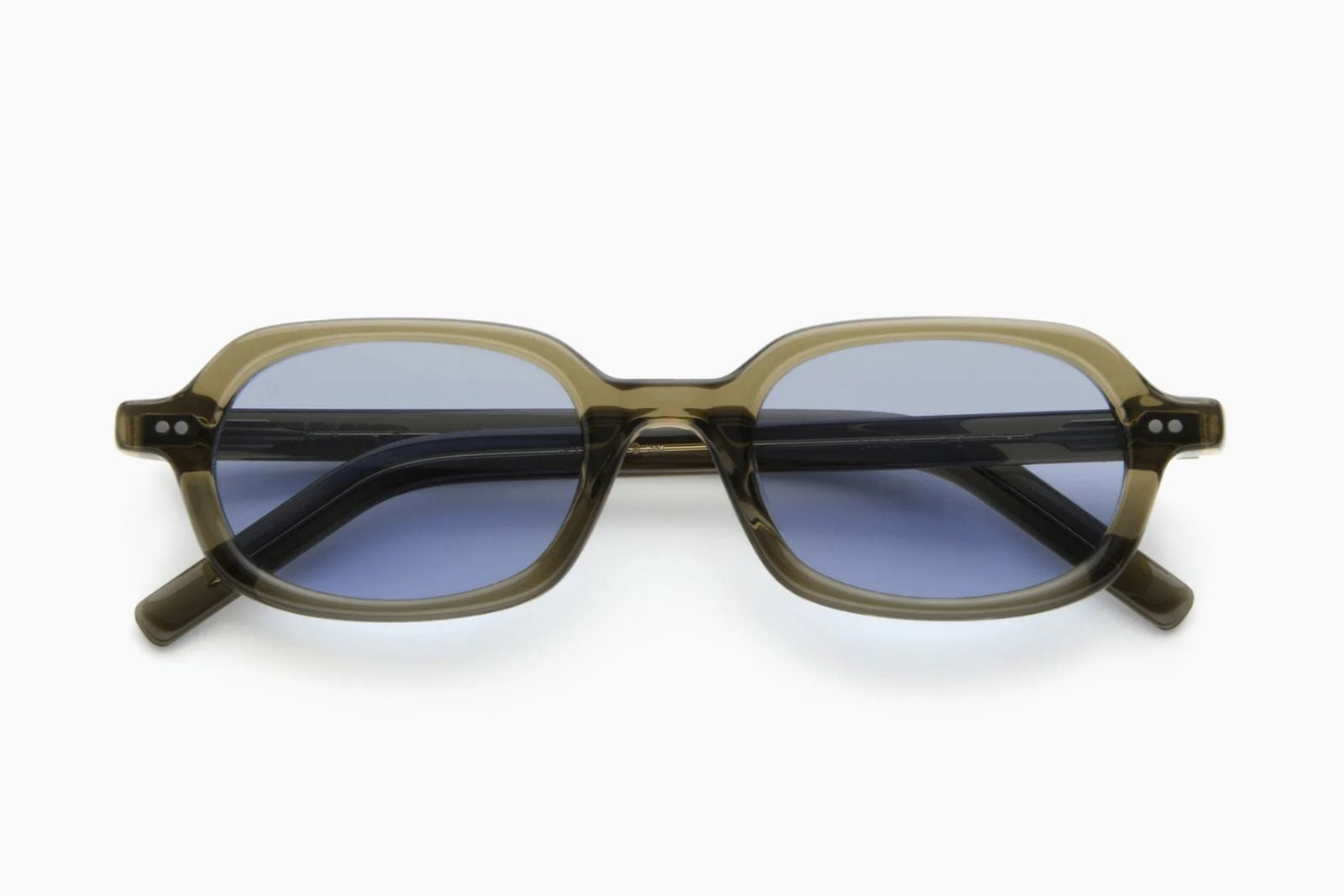 Akila Psyche - Olive Green | Sky Blue Sunglasses