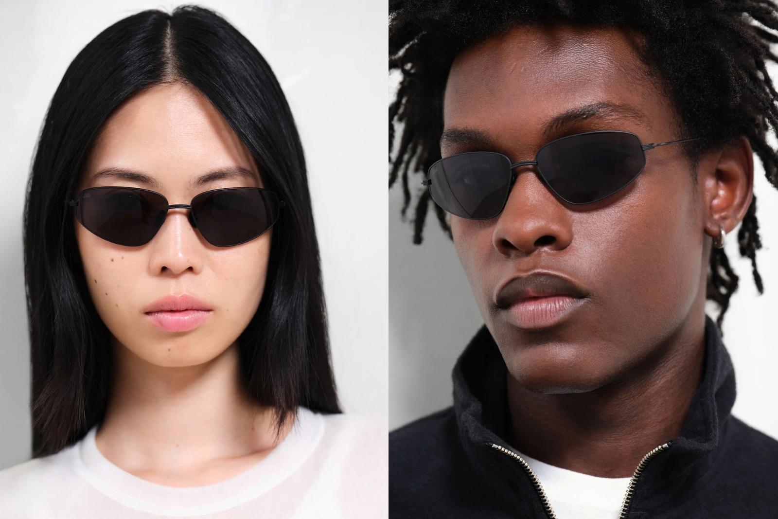 Akila Stereo - Black Sunglasses on Model
