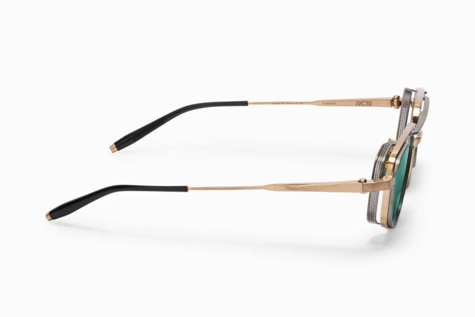 Akoni Atlantis - Brushed 12k Gold Sunglasses