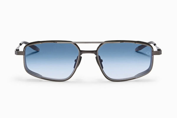Akoni | Atlantis in Brushed Black Rhodium Sunglasses - twelvesixtynine