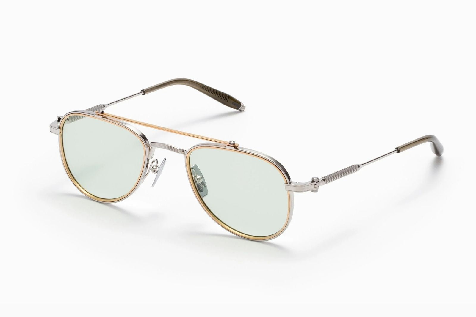 Akoni Caliso - Brushed Silver  Sunglasses