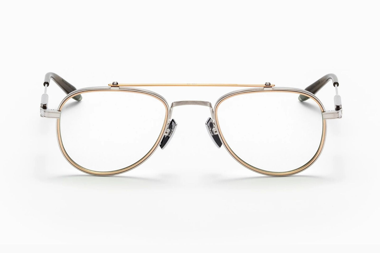 Akoni Calisto Eyeglasses - Brushed Silver