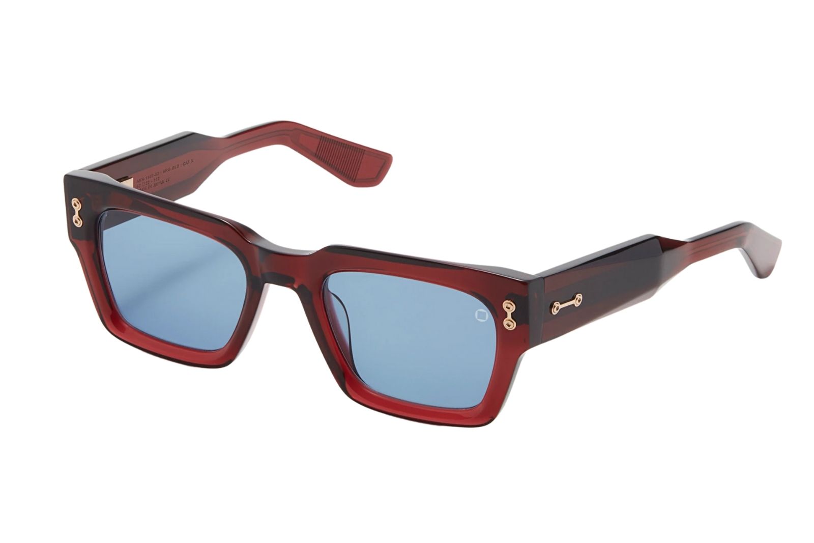 Akoni Cosmo Sunglasses in Crystal Burgundy Sunglasses