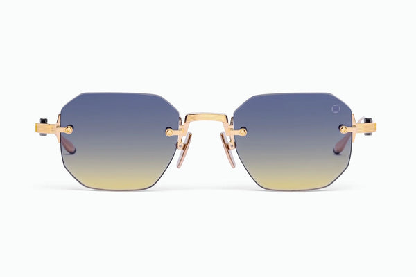 Shop Akoni | Juno-One in 12k Gold w/Black Palladium Sunglasses