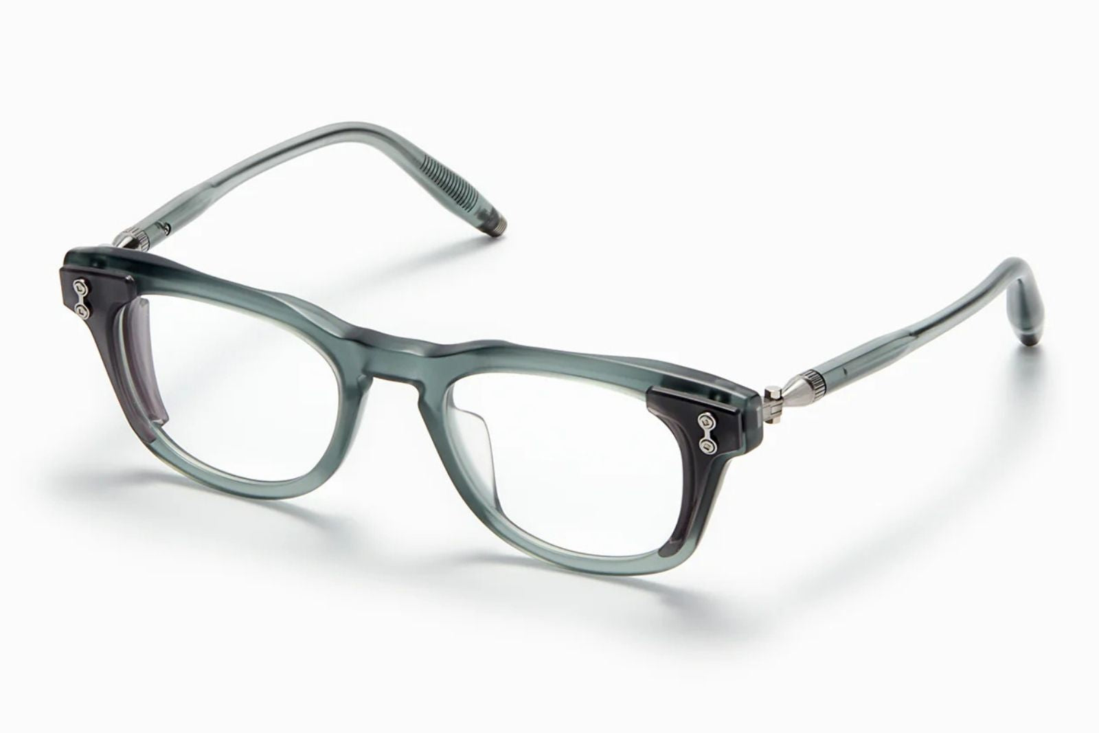 Akoni Orion Eyeglasses in Matte Crystal Blue