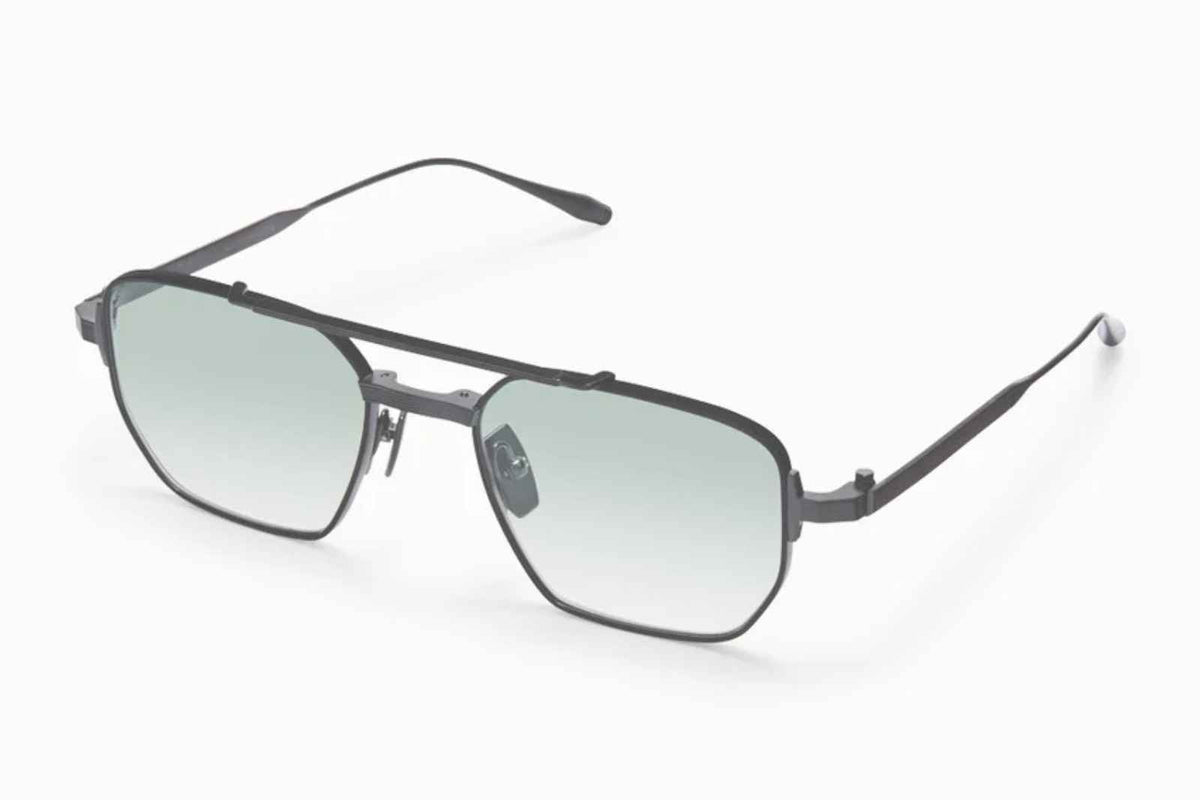 Akoni Proteus - Brushed Black Iron Sunglasses