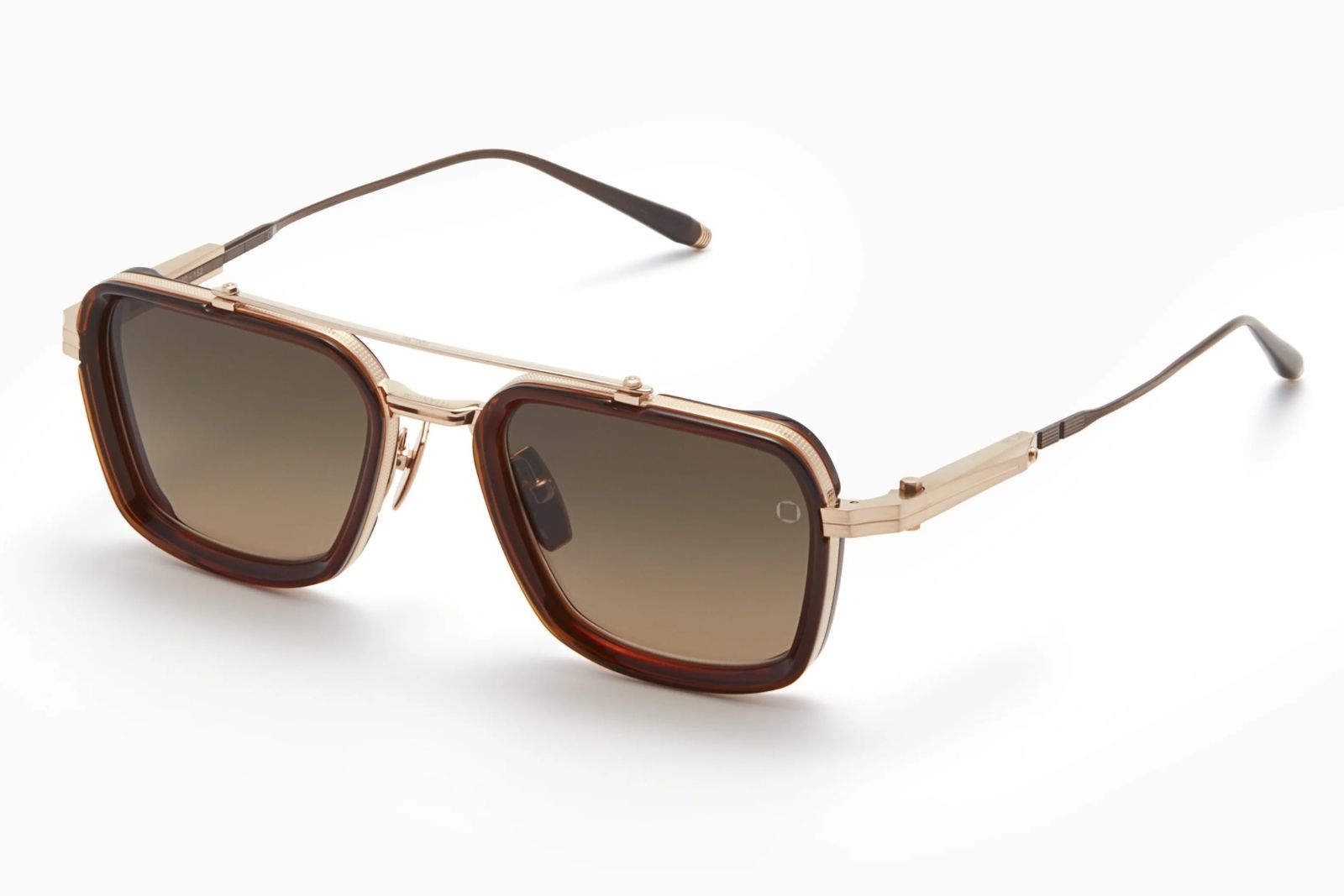 Akoni Solis Crystal Brown Sunglasses