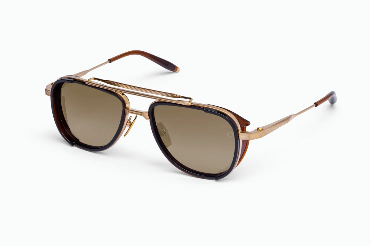 Akoni Spitzer - Brushed Gold Sunglasses