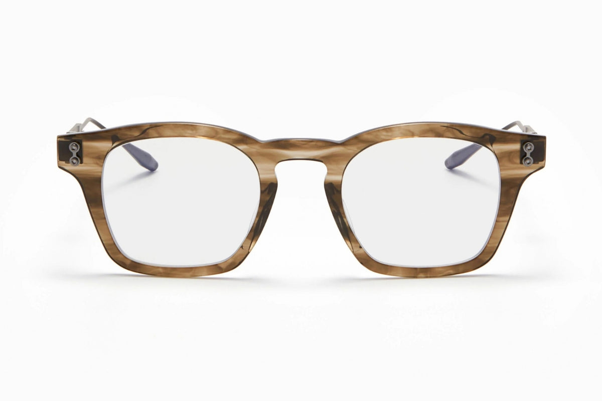 Akoni Wise Eyeglasses –  Green Tortoise Swirl