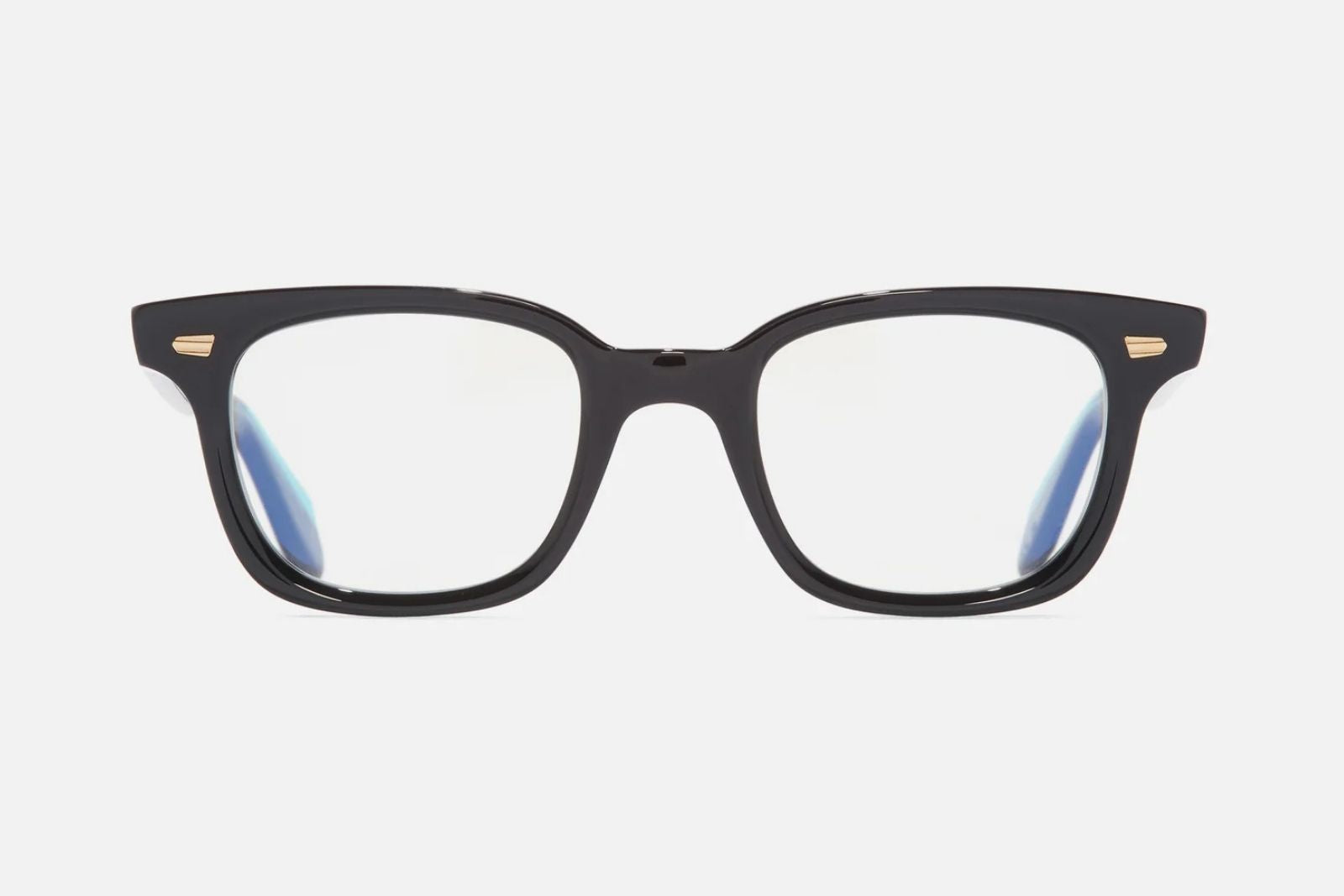 Cutler and Gross 9521 Eyeglasses - Teal on Black