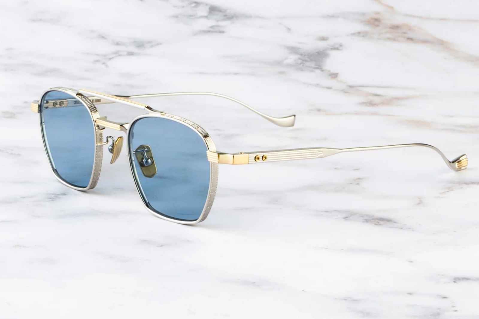 Cutler and Gross Cranley 1425 - Silver Gold Sunglasses