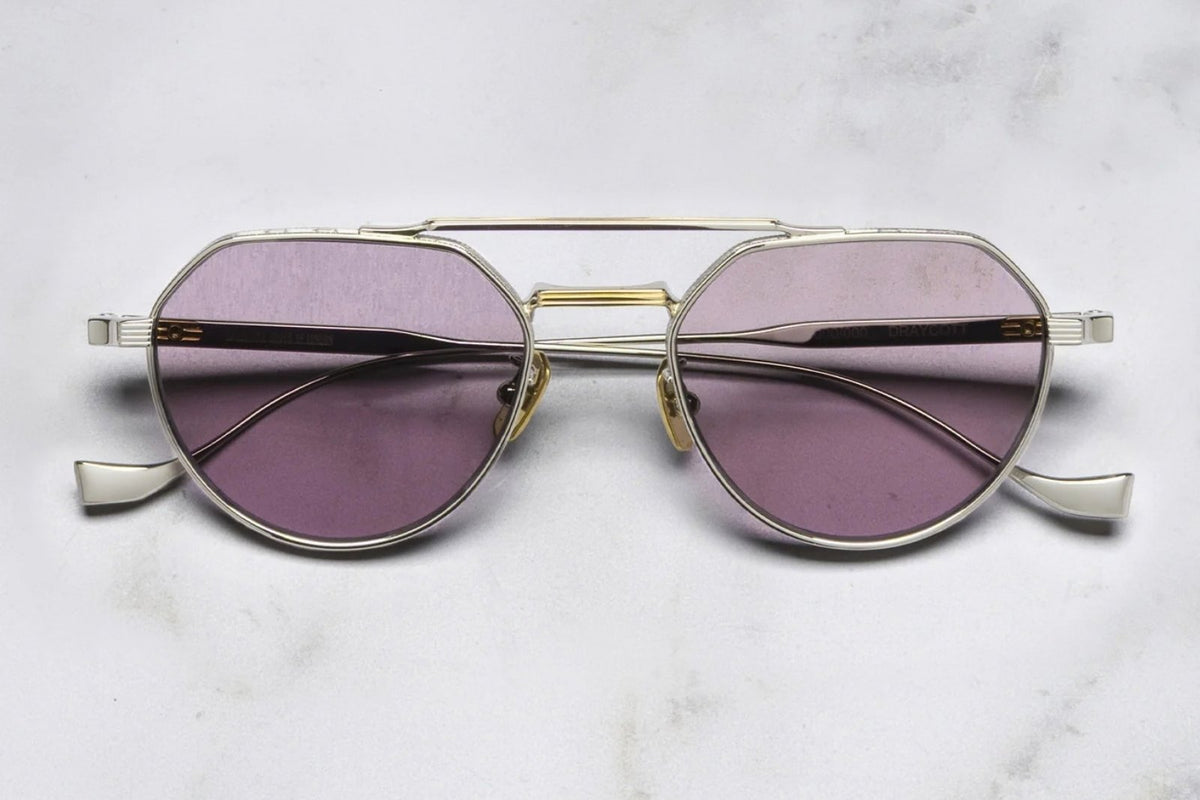 Cutler & Gross Draycott 1426 - Silver Gold Sunglasses