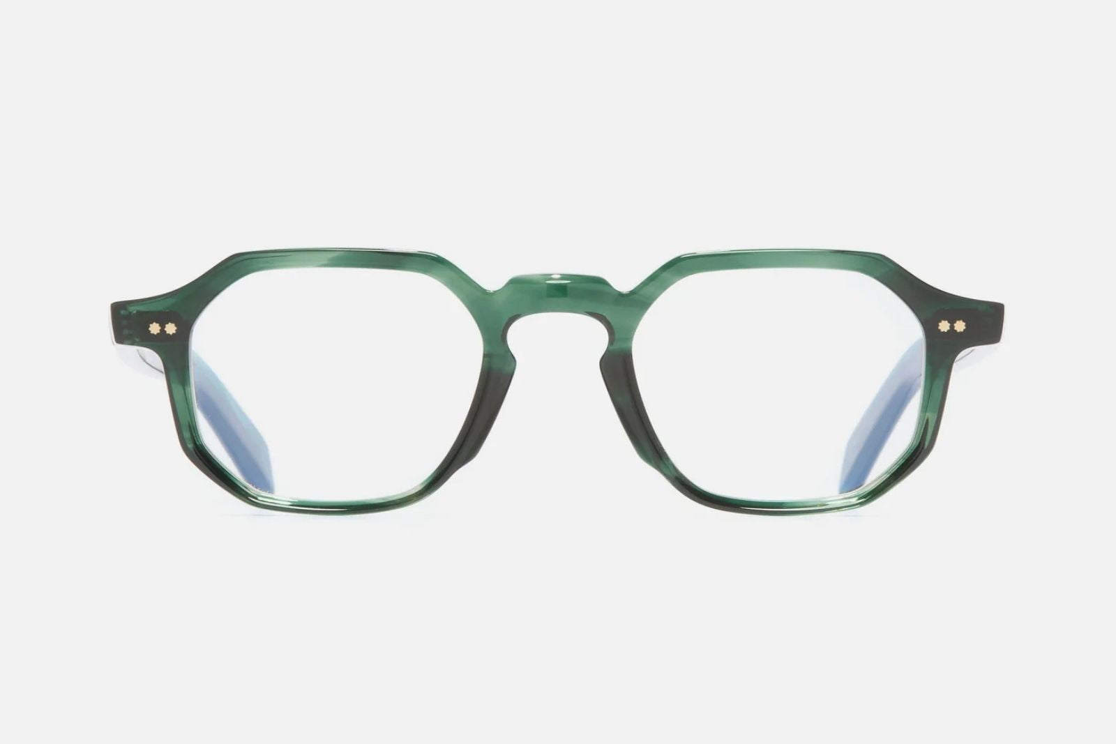 Cutler and Gross GR11 Eyeglasses - Stripped Dark Green