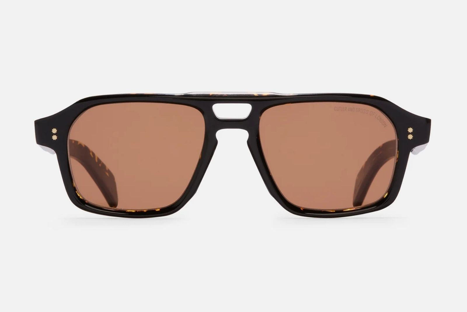 Cutler and Gross GR15 - Black on Havana Sunglasses