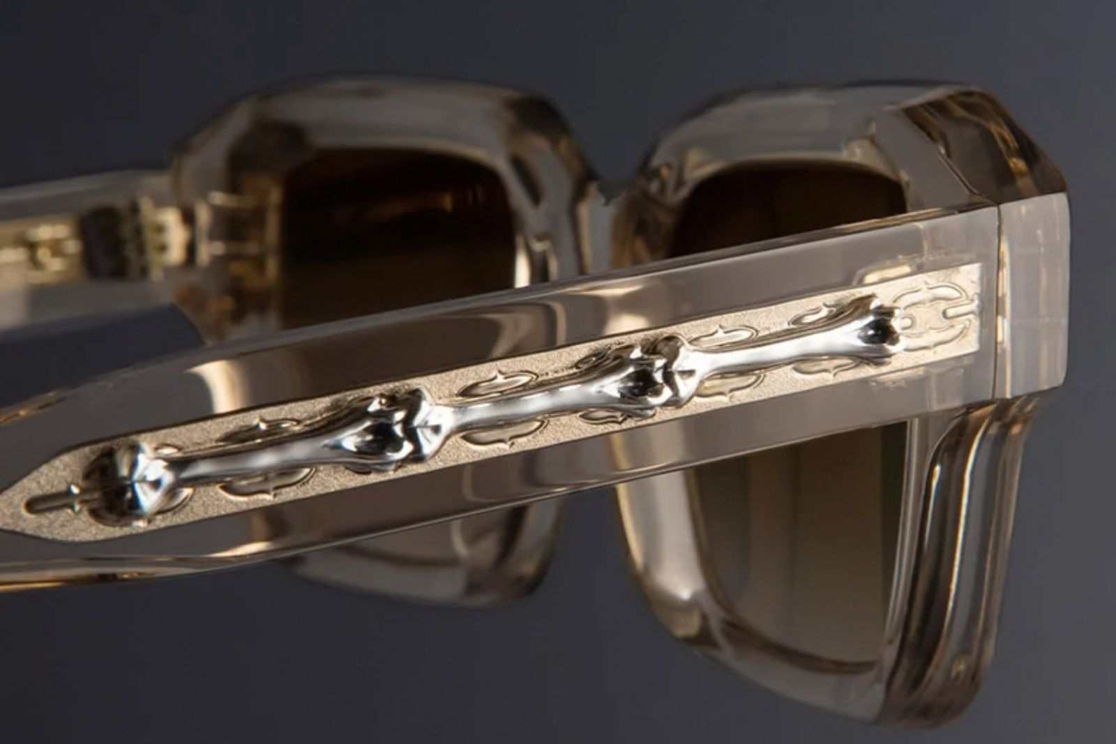 Cutler and Gross The Great Frog Bones Link - Sand Crystal Sunglasses