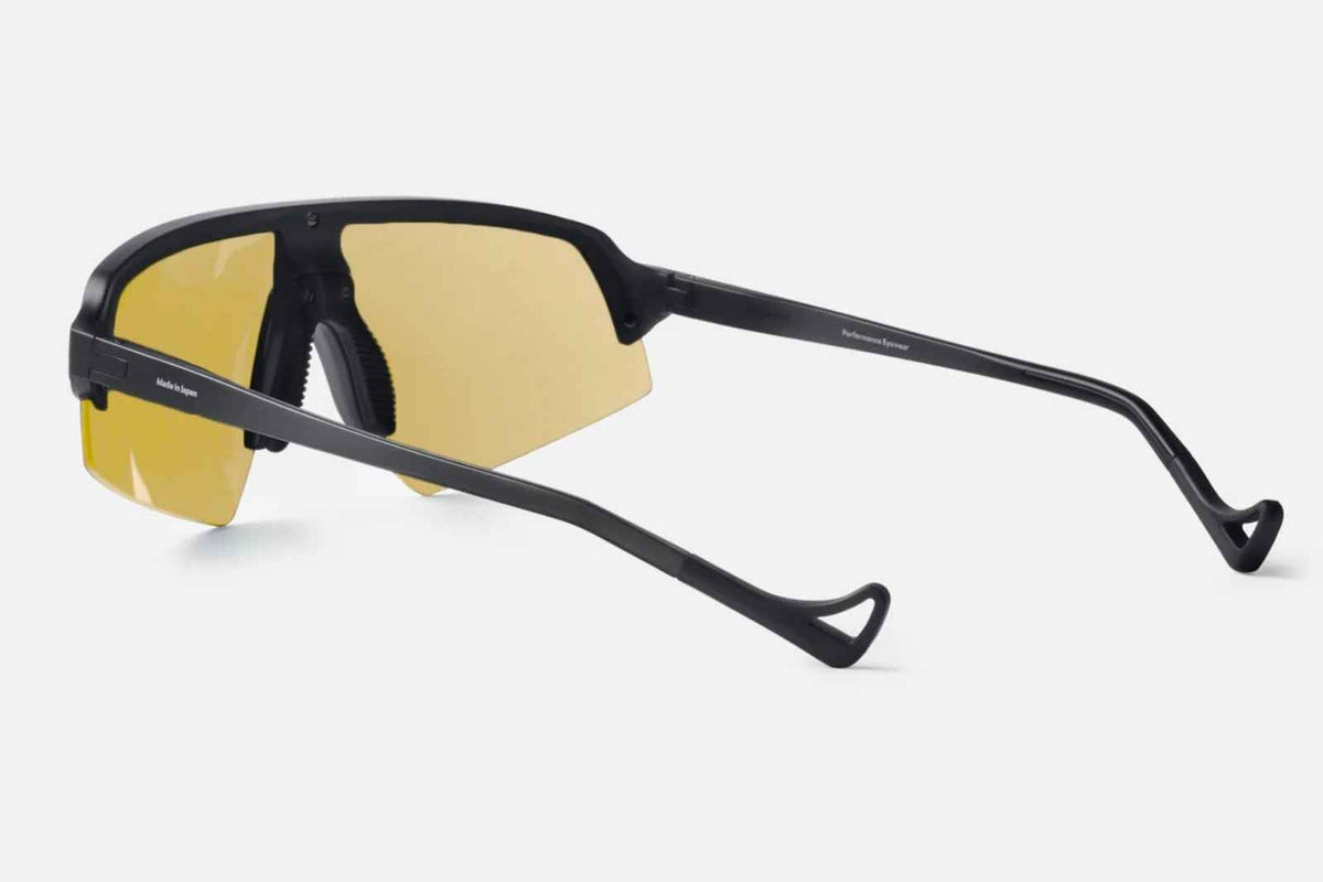 District Vision Choji Turbo Blade - Black/D+ Sports Yellow Sunglasses