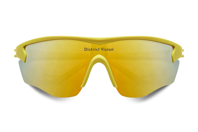 District Vision Junya Racer Canary Sunglasses