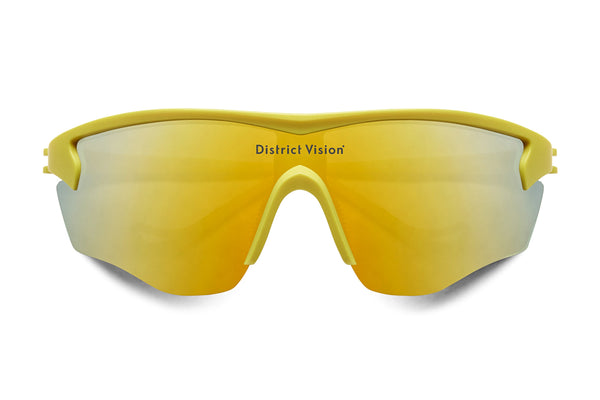 District Vision Junya Racer Sunglasses in Mosaic And D Onyx Mirror
