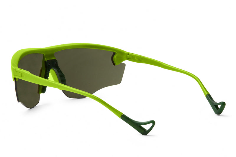 District Vision Junya Racer Electric Green Sunglasses