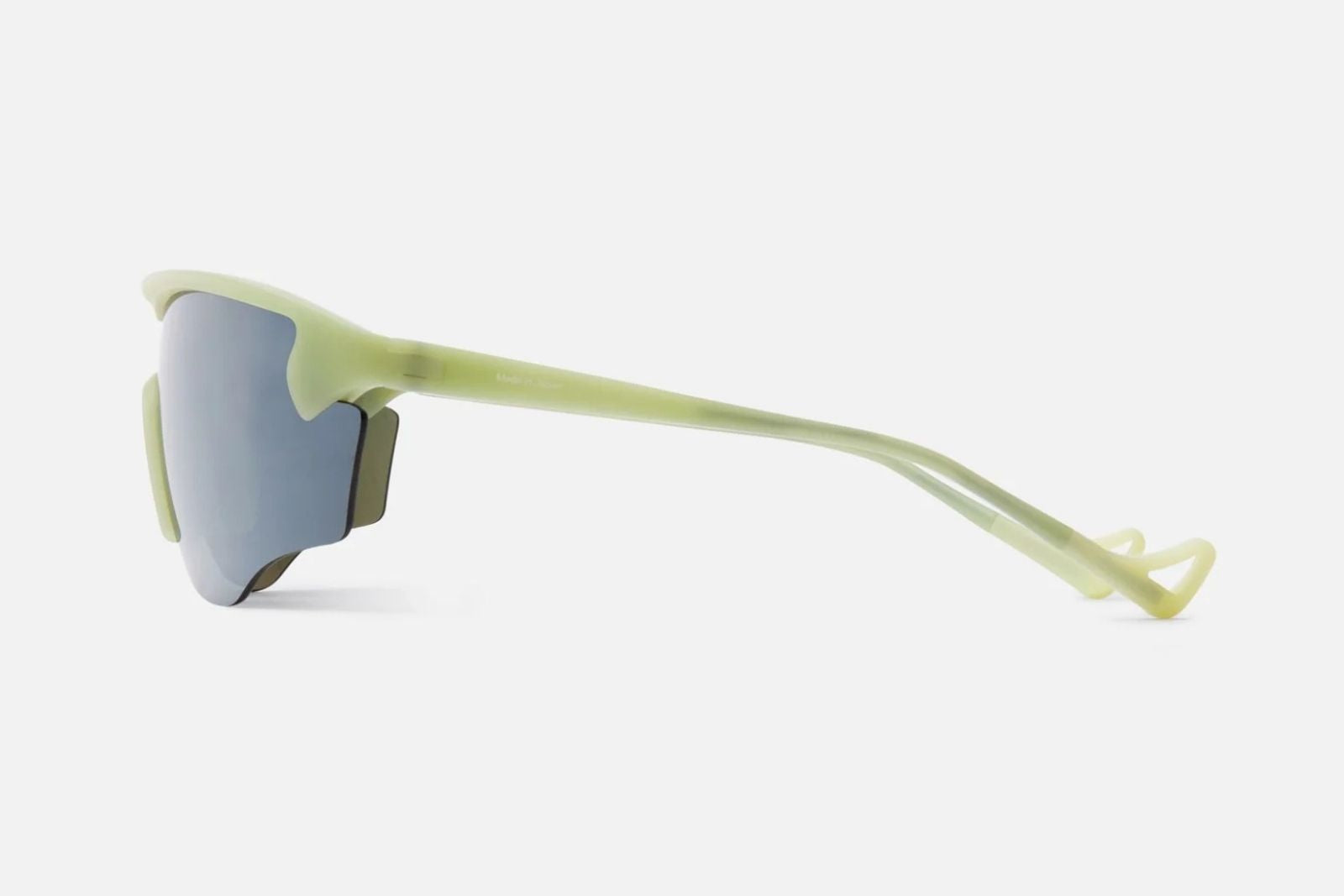 District Vision Junya Racer - Pistachio/D+ Silver Flash Mirror Sunglasses