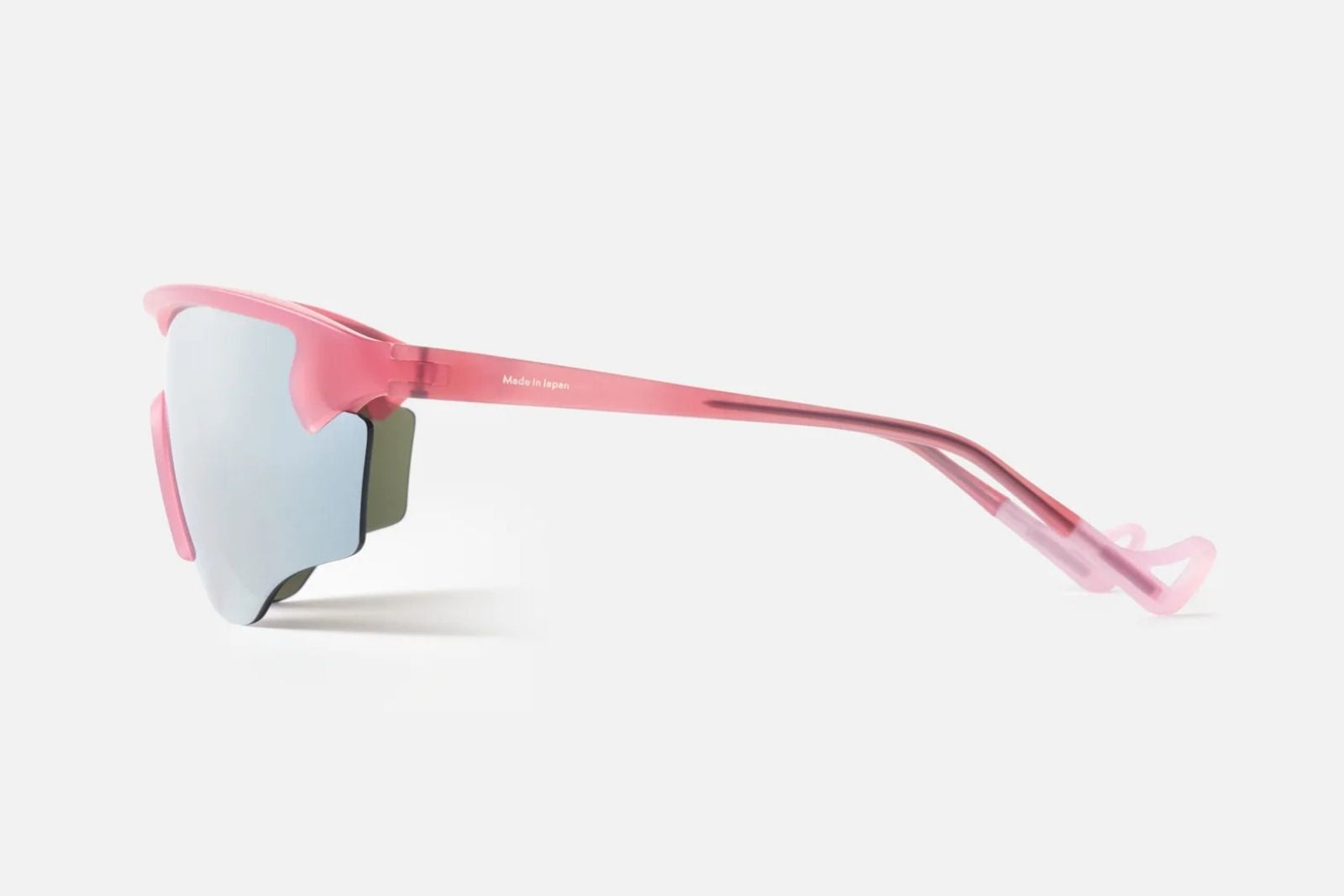 District Vision Junya Racer - Powder Rose/D+ G15 Silver Flash Mirror Sunglasses