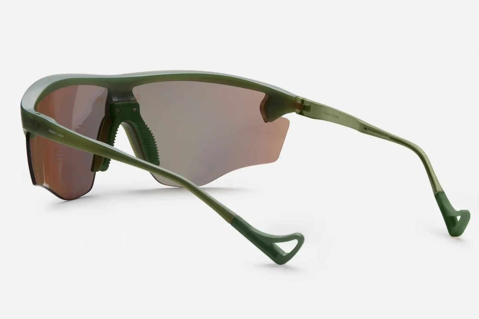 District Vision Junya Racer - Sage - Fire Mirror Sunglasses