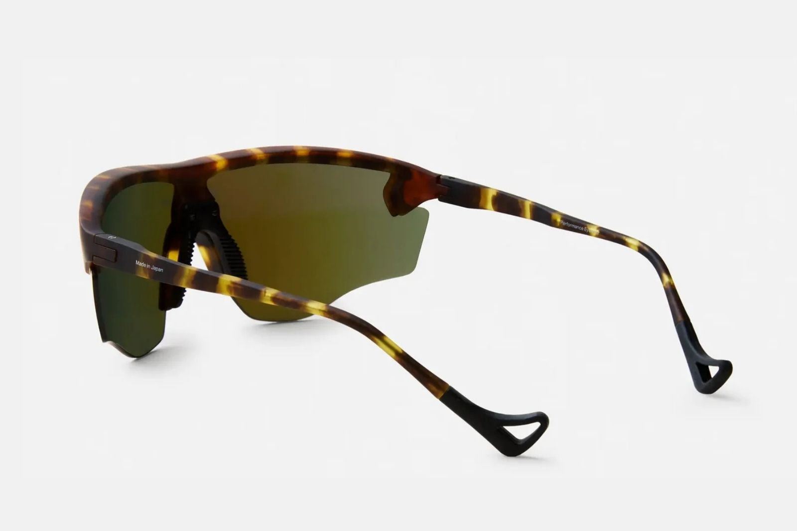 District Vision Junya Racer - Tortoise - Blue Mirror Sunglasses