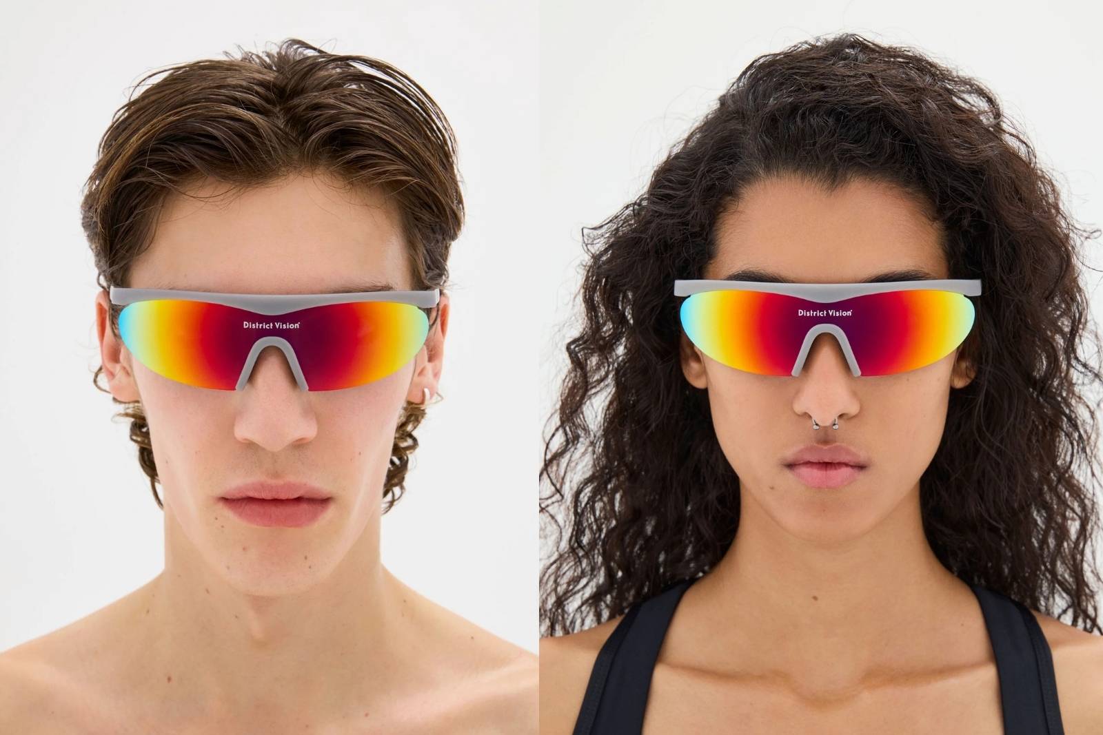 District Vision Koharu Eclipse - Carbon/D+ Spectral Mirror Sunglasses