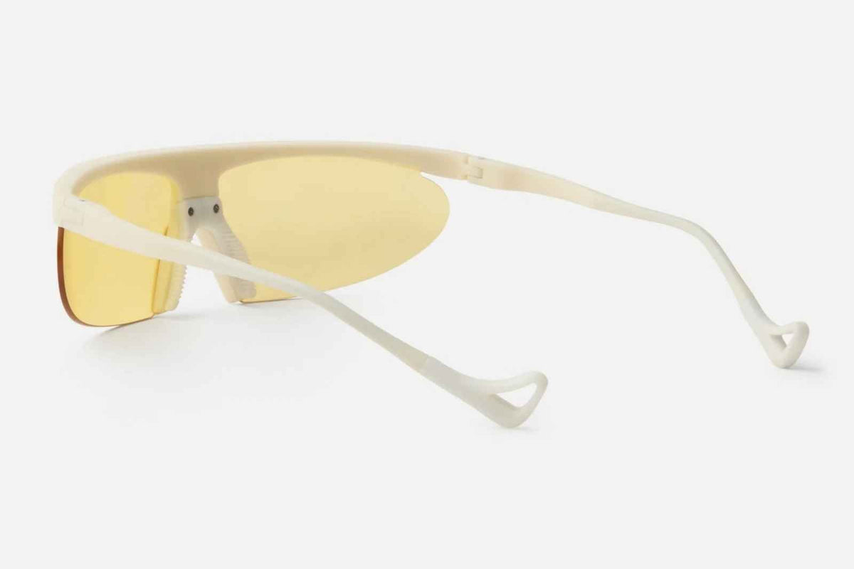 District Vision Koharu Eclipse - Limestone/D+ Sports Yellow Mirror Sunglasess