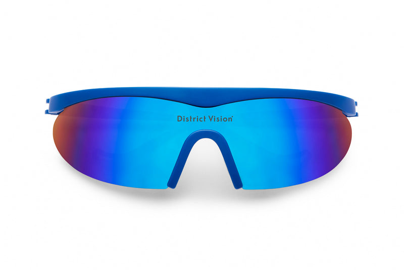 District Vision Koharu Eclipse Ocean Blue Sunglasses