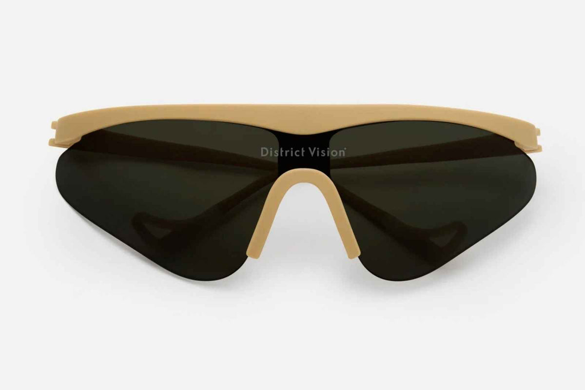 District Vision Momoka Pacer - Bamboo/D+ G15 Sunglasses