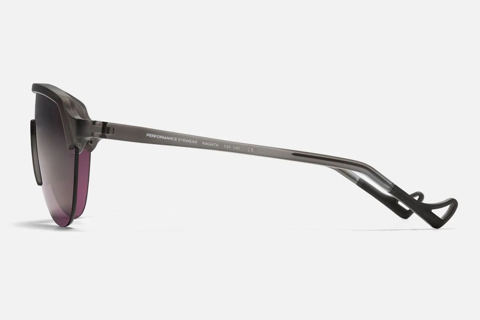 District Vision Nagata Speed Blade - Gray/D+Black Rose Sunglasses