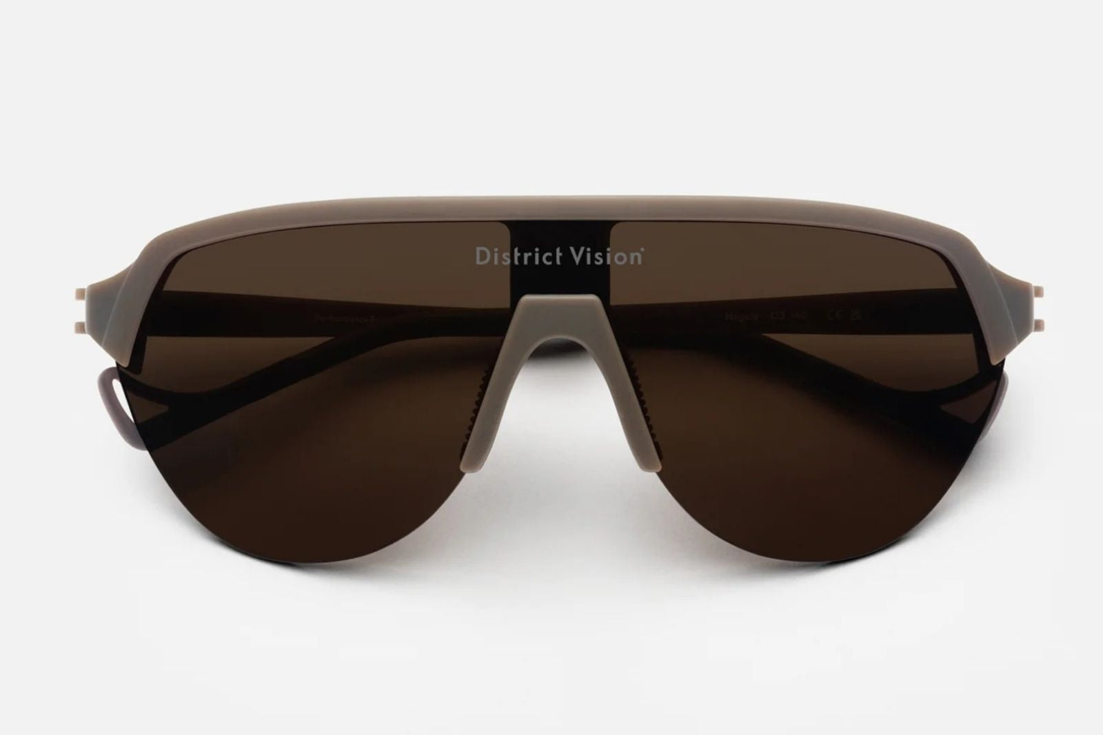 District Vision Nagata Speed Blade - Hazel/D+ Copper Sunglasses