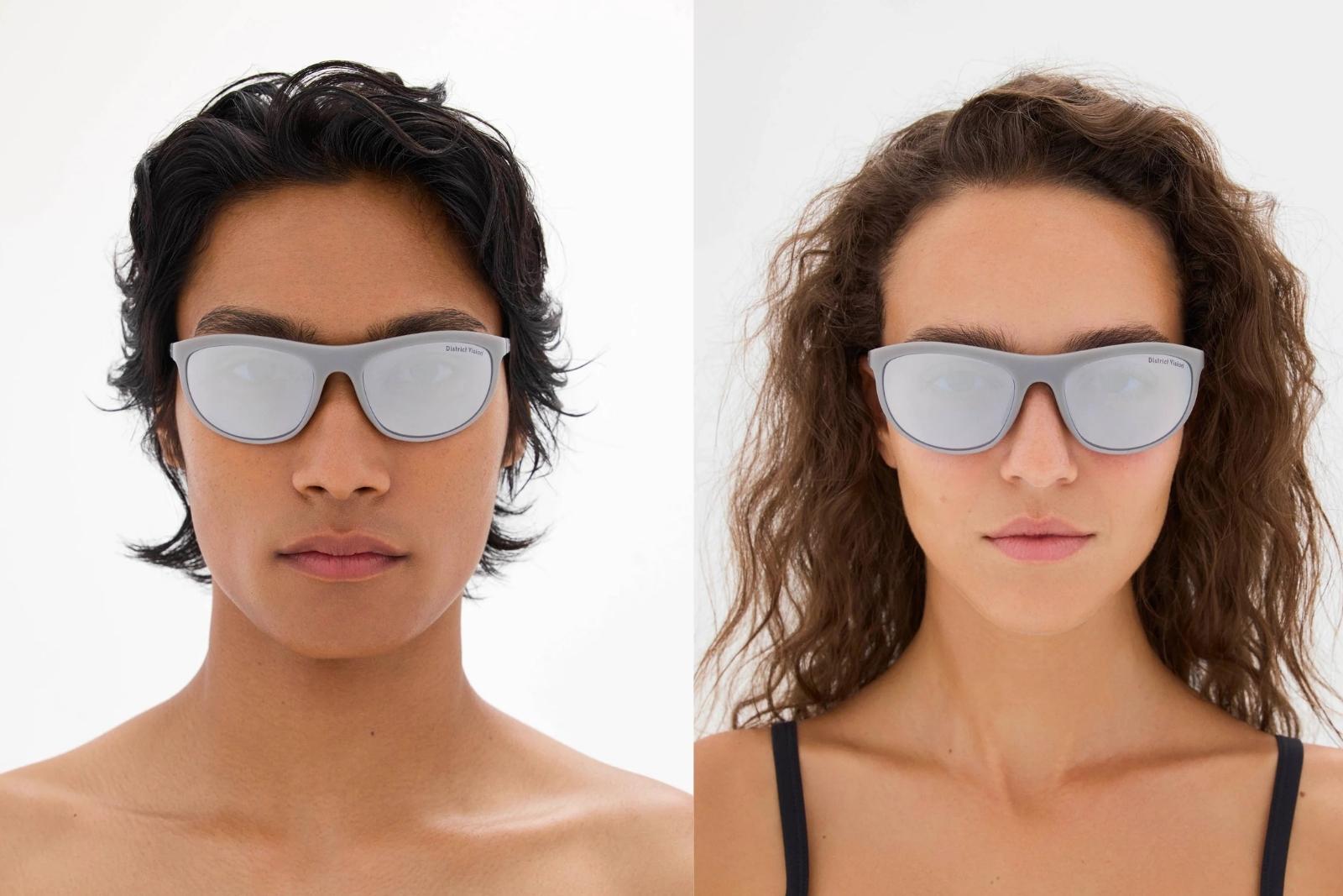 District Vision Takeyoshi Altitude Master - Flint Sunglasses on Model