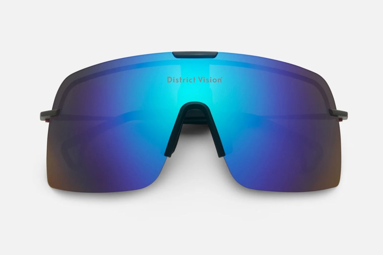 District Vision Yusuke Alpine Blade - Graphite/D+ Indigo Mirror Sunglasses