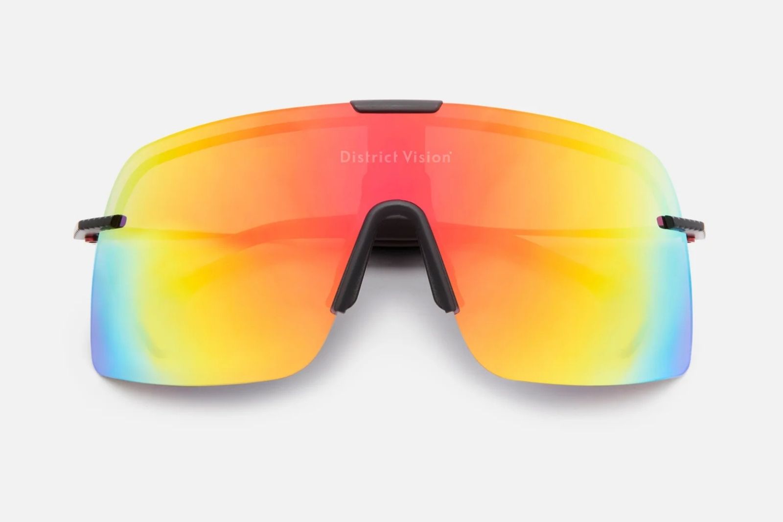 District Vision Yusuke Alpine Blade - Graphite/D+ Spectral Mirror Sunglasses