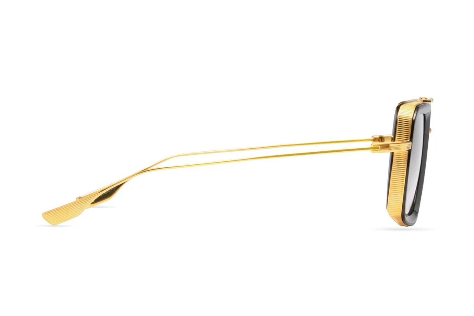 Dita Dubsignal - Black - Yellow Gold Sunglasses