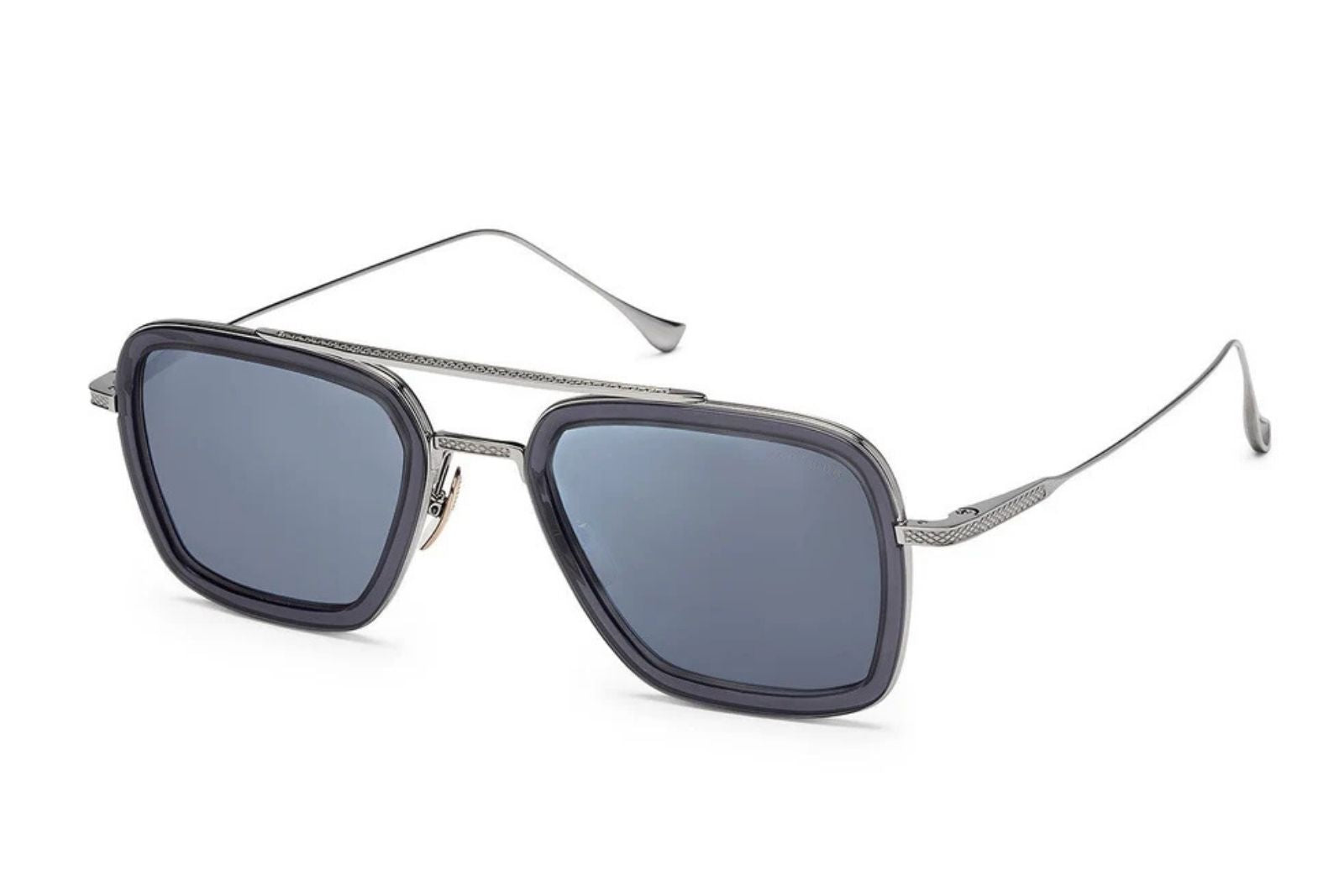 Dita Flight 006 - Smoke Grey Crystal - Black Palladium 2 Sunglasses