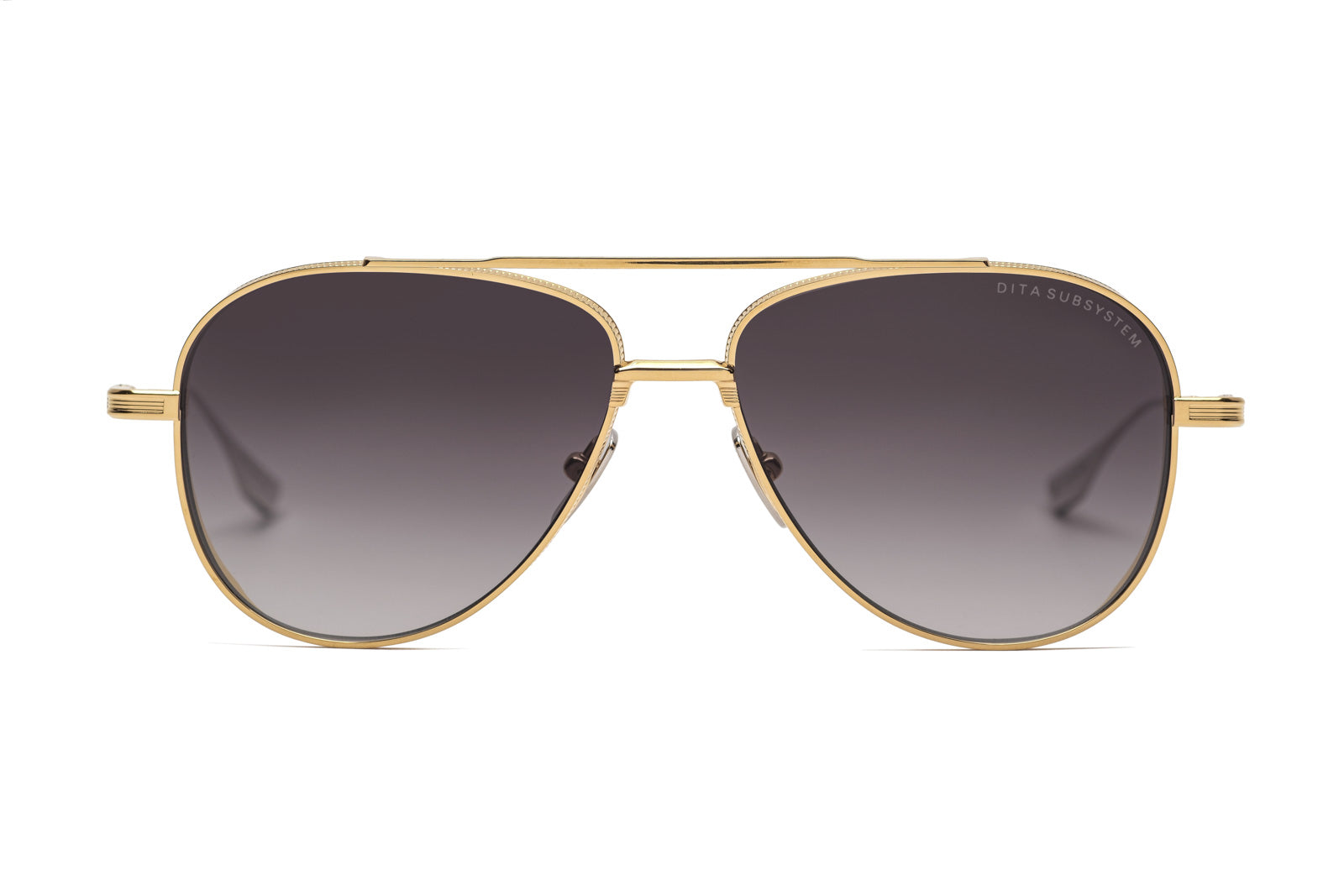 Dita subsystem yellow gold sunglasses