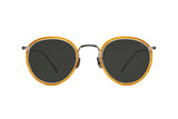 Eyevan 717E 8002 Silver Honey Sunglasses