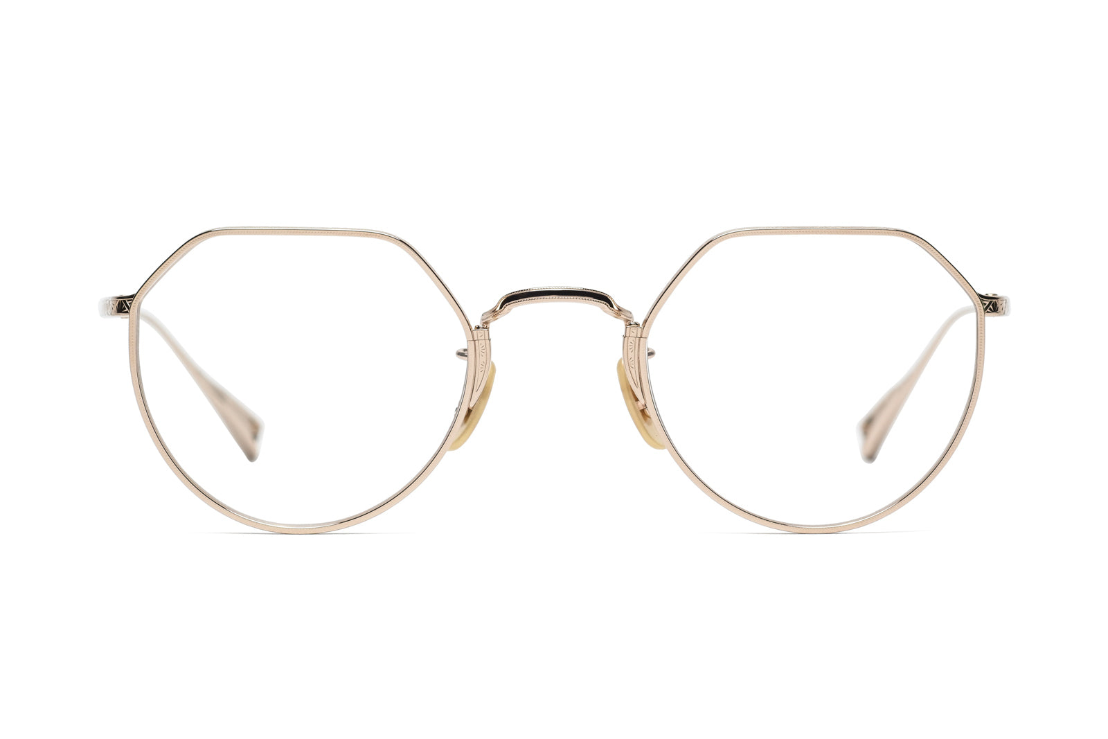 Eyevan Johnb Gold Eyeglasses